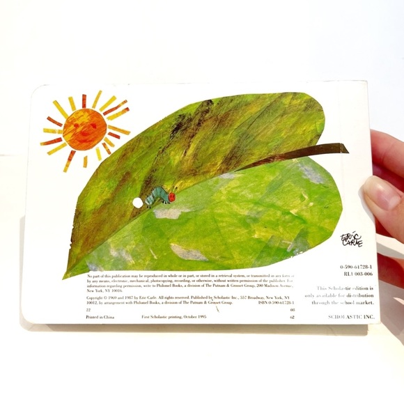 Scholastic The Very Hungry Caterpillar Children’s Book Interactive Hardcover Fun - Picture 3 of 7